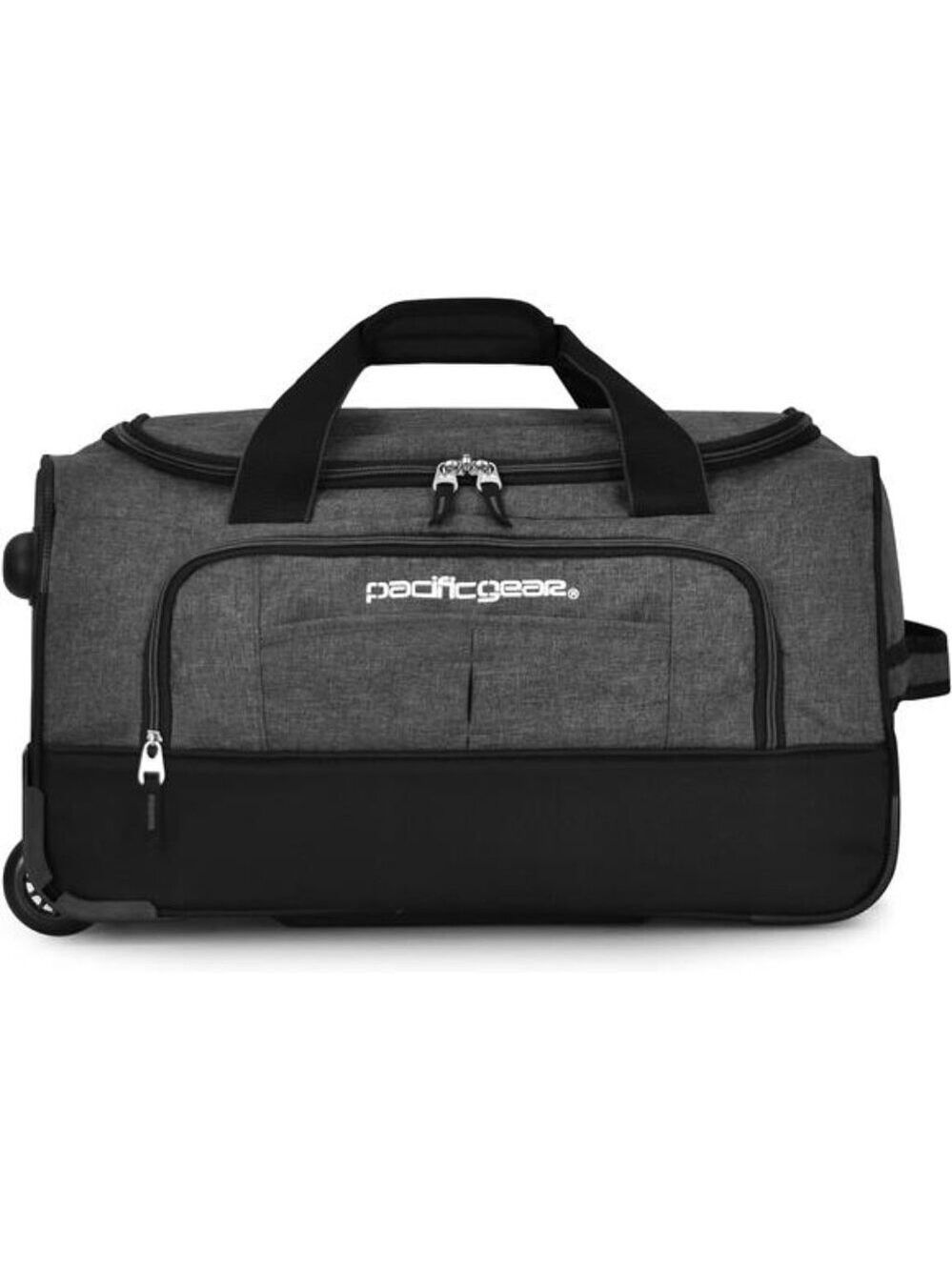 Rolling Duffel Bag Travel Luggage Wheeled Carry On Polyester Spacious Lightweigh
